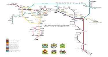 Penang LRT map route masterplan